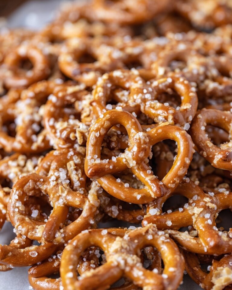 Butter Toffee Pretzels Recipe