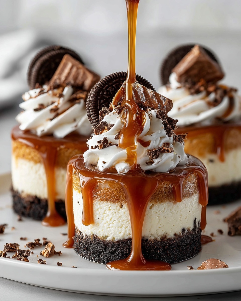 Mini Rolo Cheesecakes: The Ultimate Bite-Sized Dessert Recipe - Recipe Image