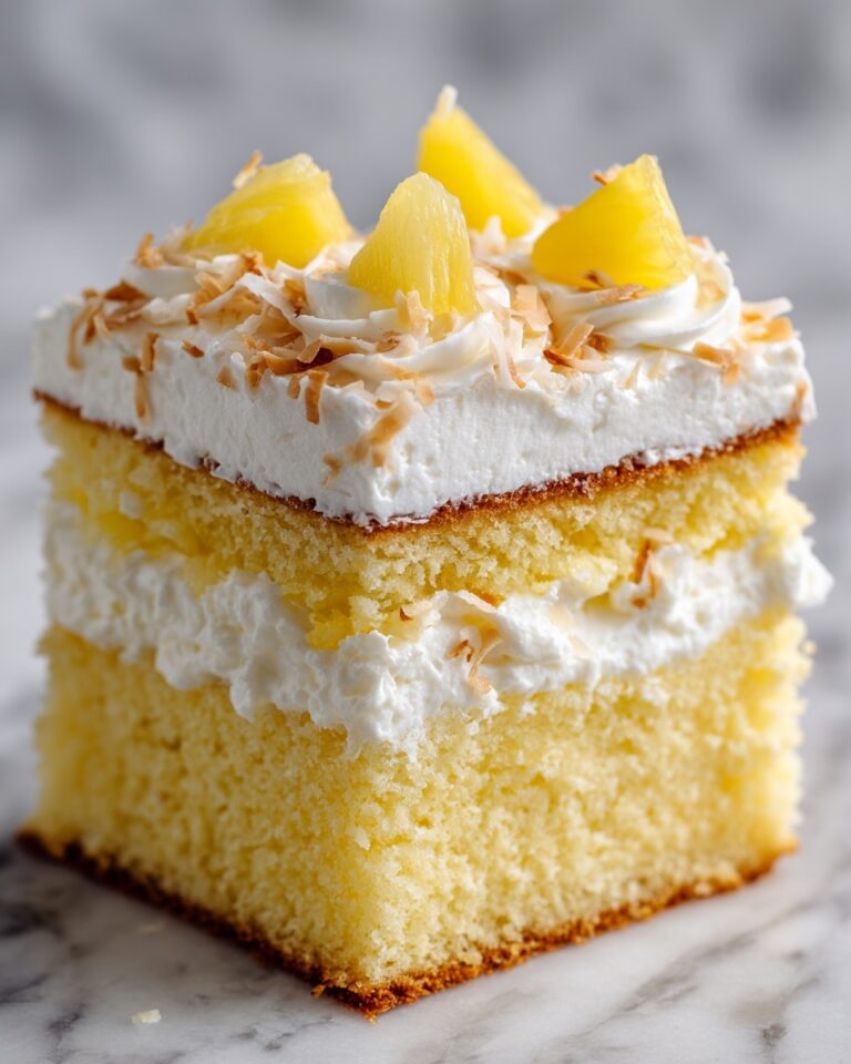 Hawaiian Pineapple Coconut Poke Cake Recipe