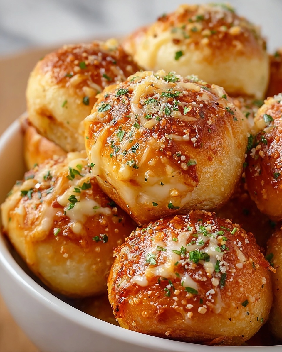 Homemade Parmesan Bread Bites Recipe - Recipe Image