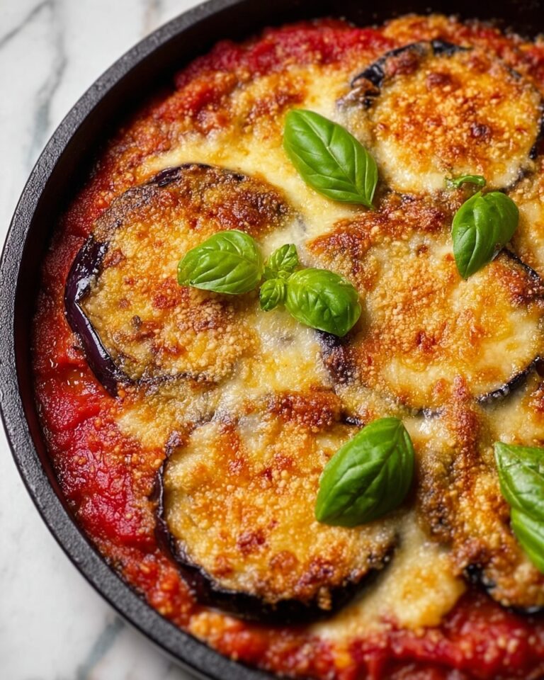 Skillet Eggplant Parmesan: A Comforting Delight Recipe