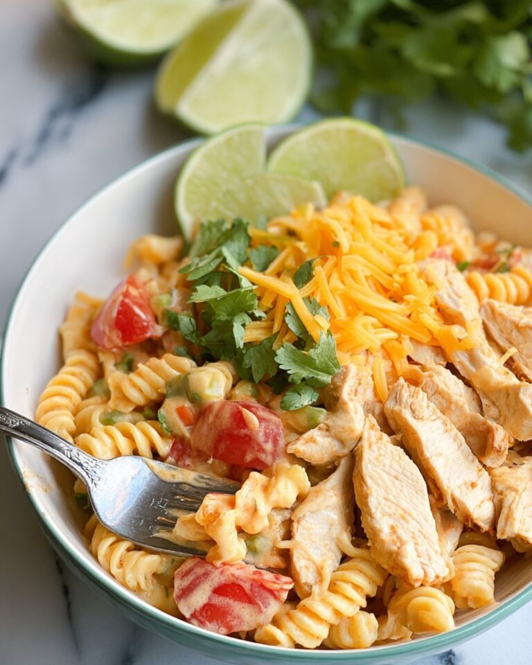 Crock Pot Salsa Ranch Chicken Pasta Recipe