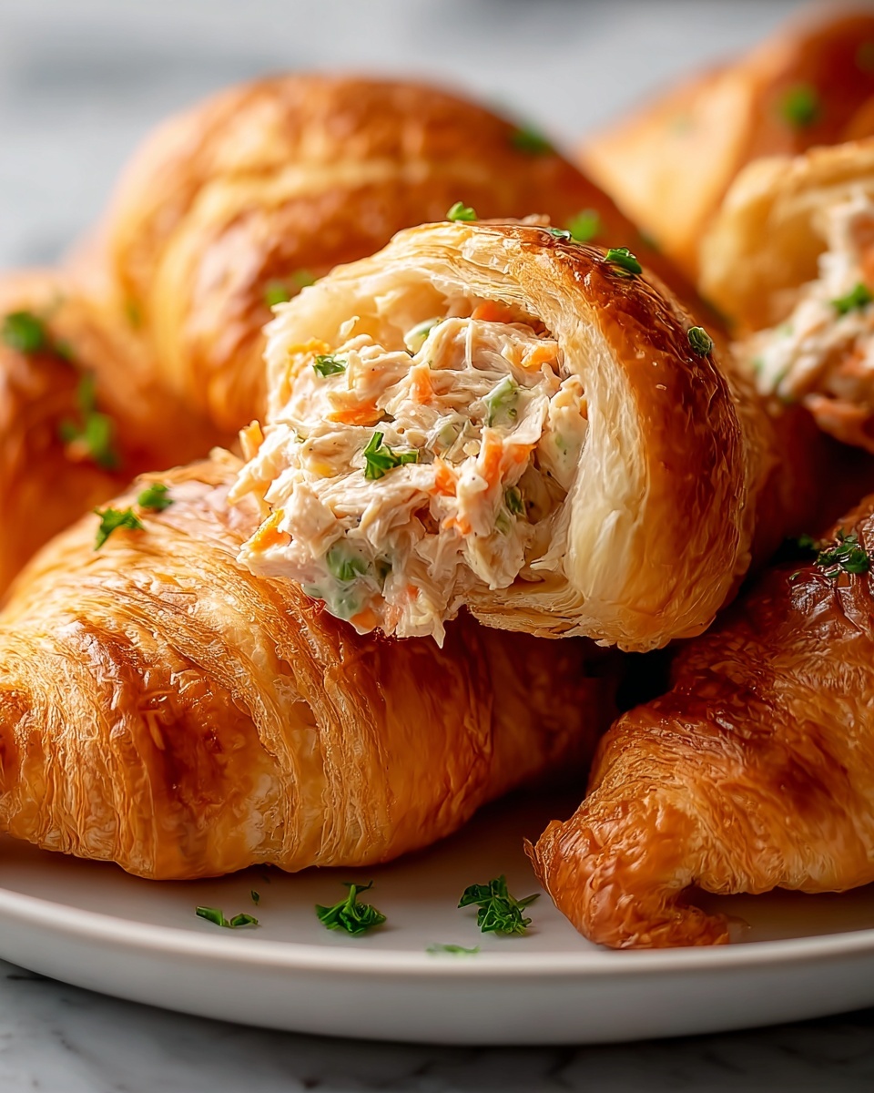 Chicken Stuffed Crescent Rolls Recipe - Recipe Image