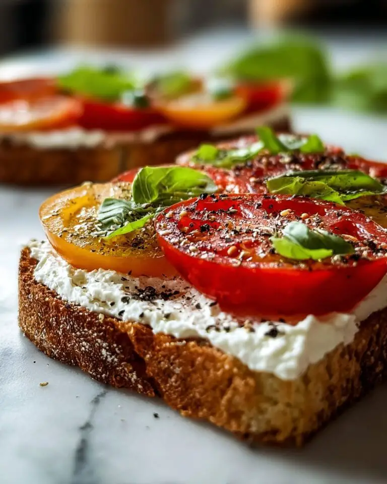 Ricotta & Tomato Sourdough Toast Recipe