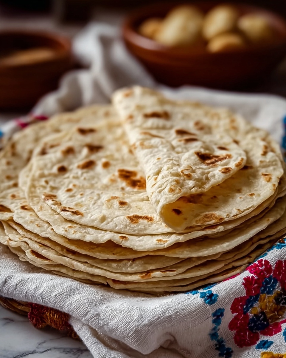 Homemade Flour Tortillas Recipe - Recipe Image