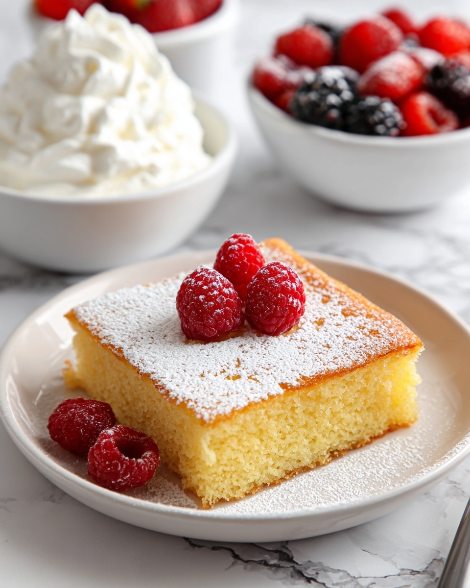 Hot Milk Cake Recipe - Recipe Image