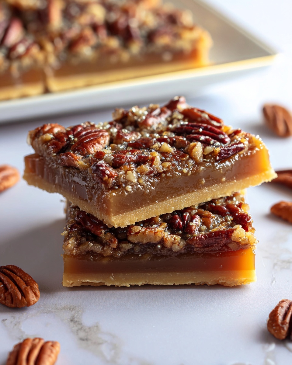 Easy Pecan Pie Bars Recipe - Recipe Image