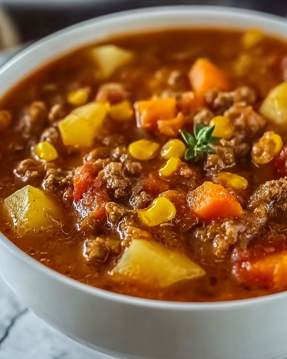 Hearty Crockpot Cowboy Soup Recipe - Recipe Image