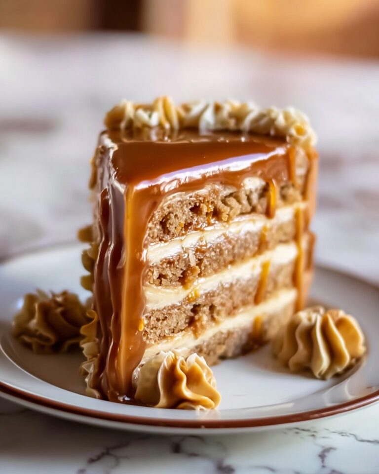 Butterscotch Cake with Caramel Frosting Recipe