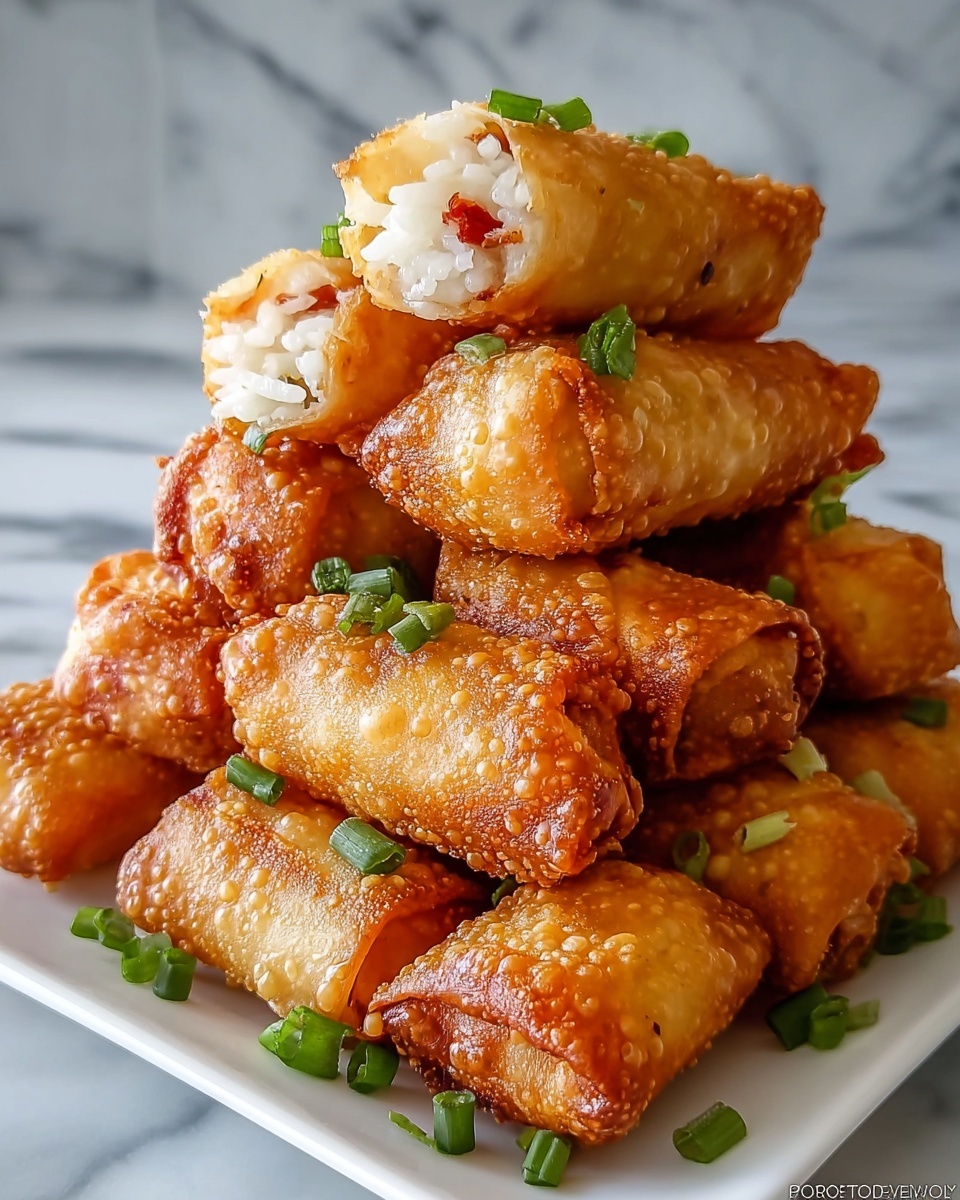Crab Cake Egg Rolls with Chili-Mustard Dipping Sauce Recipe - Recipe Image