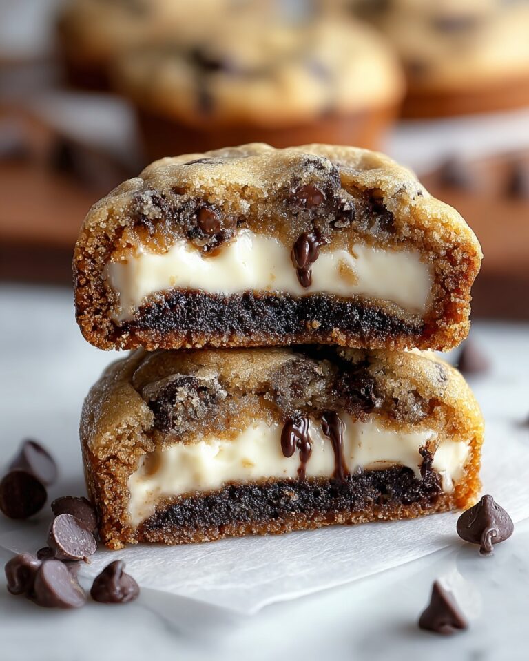 Cheesecake Stuffed Chocolate Chip Cookies Recipe