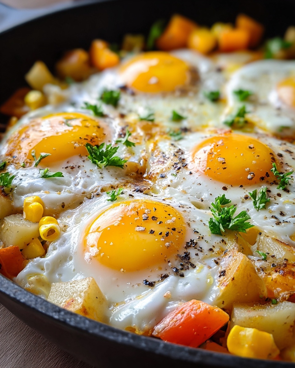 Simple Loaded Breakfast Skillet Recipe - Recipe Image