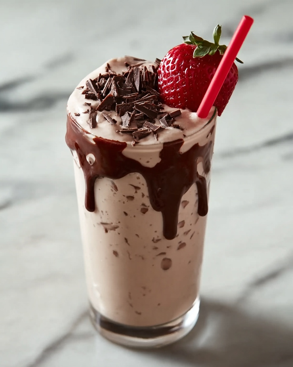 Chocolate Covered Strawberry Protein Shake Recipe - Recipe Image