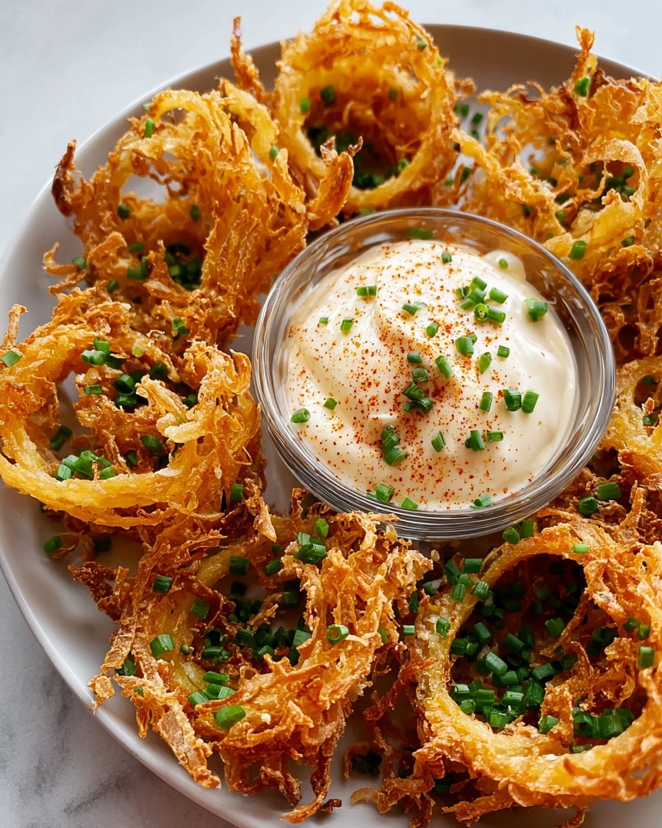 Fried Enoki Mushrooms with Chili Aioli Recipe - Recipe Image