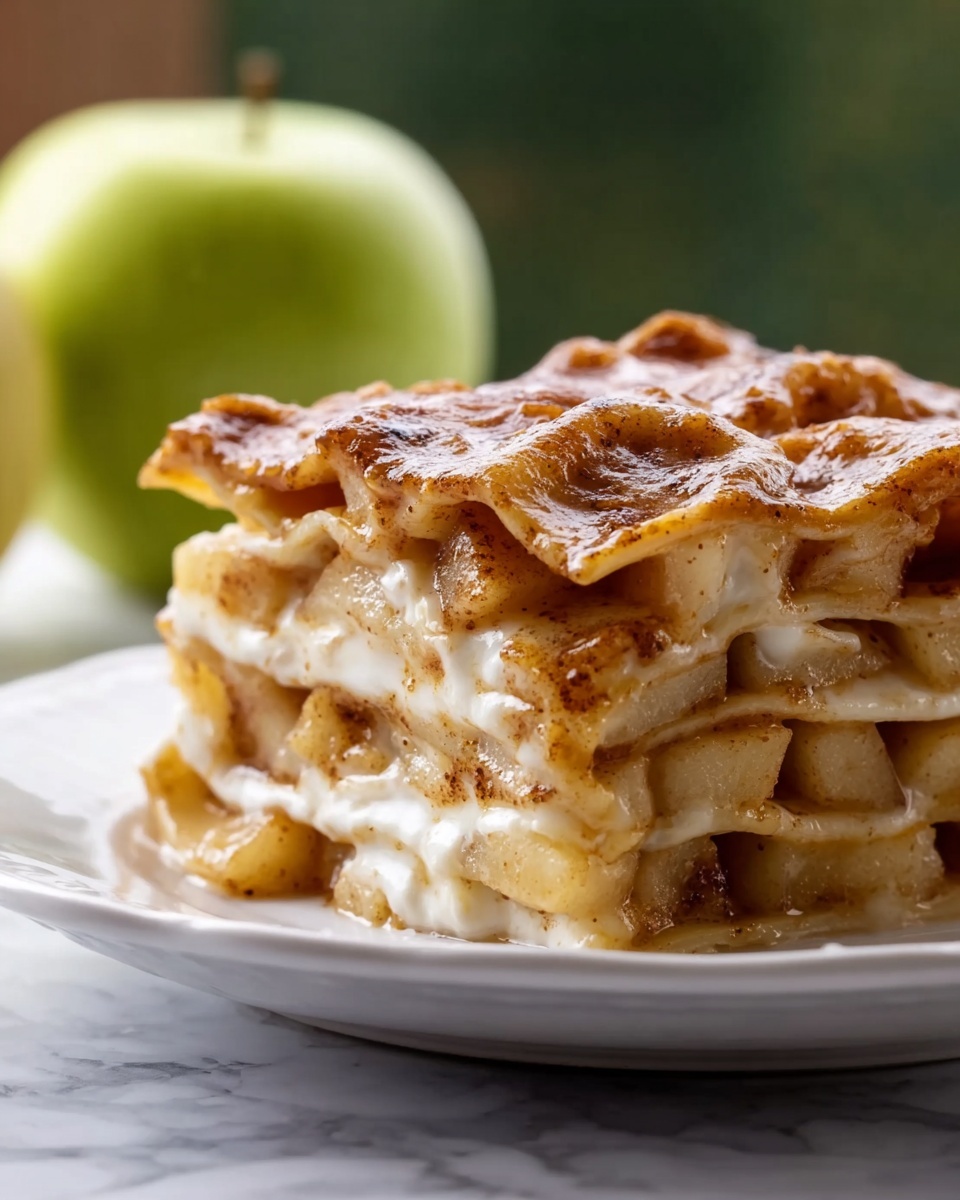 Cinnamon Roll Apple Lasagna Recipe - Recipe Image