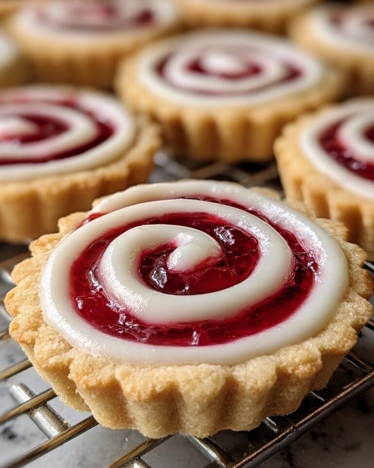 Raspberry Swirl Shortbread Cookies Recipe
