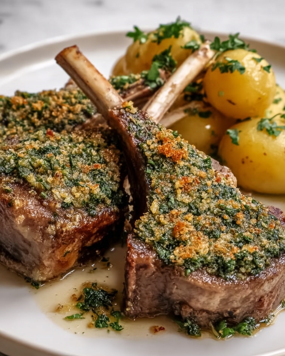 Herb-Crusted Lamb Chops Recipe - Recipe Image