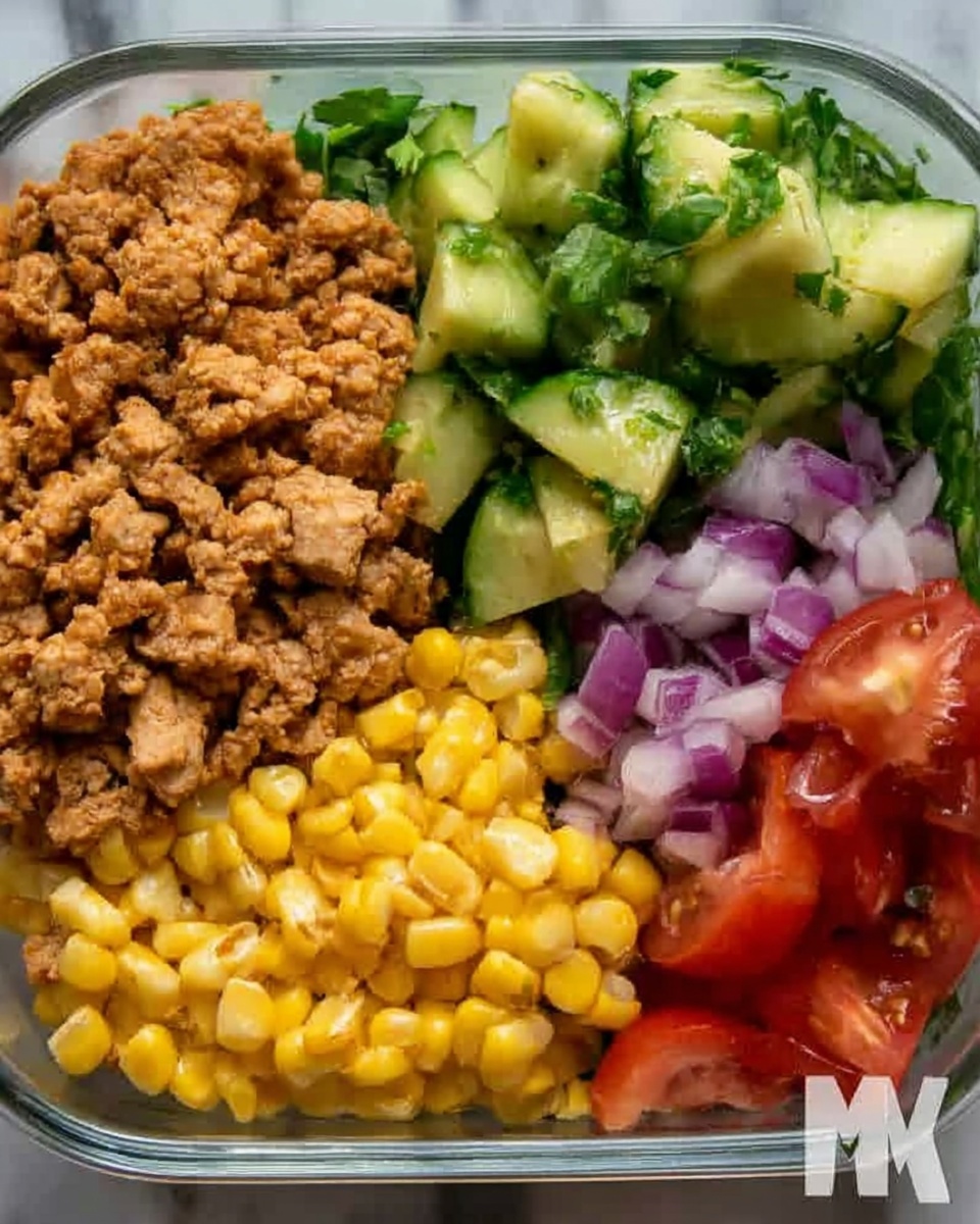 Turkey Taco Lunch Bowls: An Amazing Ultimate Recipe - Recipe Image