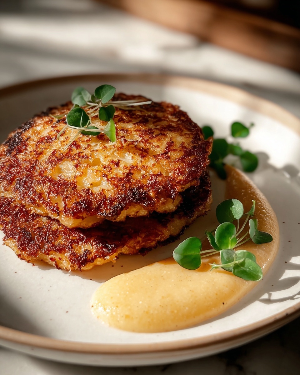 Crispy Potato Pancakes with Fresh Herbs Recipe - Recipe Image