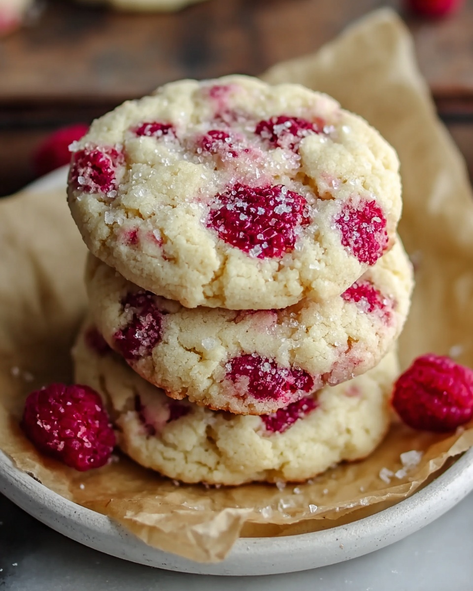 Soft and Chewy Raspberry Sugar Cookies Recipe - Recipe Image
