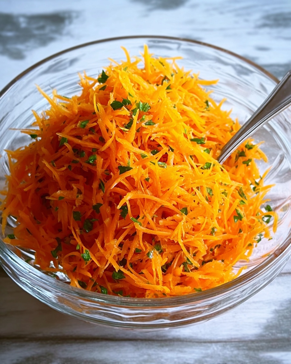 Grated Carrot Salad with Fresh Herb Dressing Recipe - Recipe Image