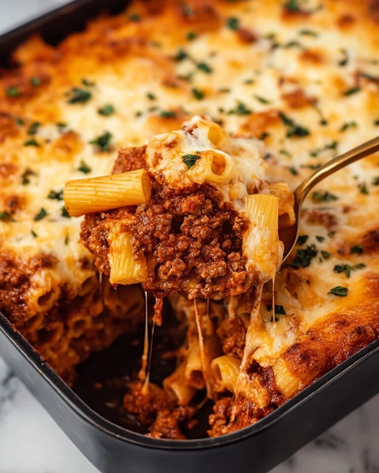 Easy Baked Ziti with Sausage and Ricotta Recipe