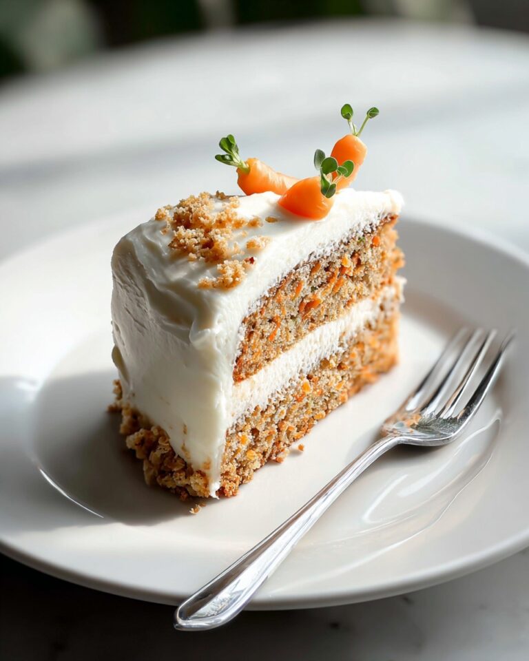 Simple Carrot Cake with Cream Cheese Frosting Recipe