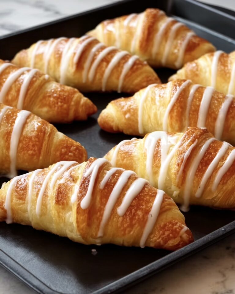 Pumpkin Pie Crescents with Maple Glaze Recipe