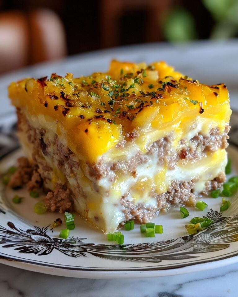 Sausage, Egg, and Cream Cheese Hashbrown Casserole Recipe