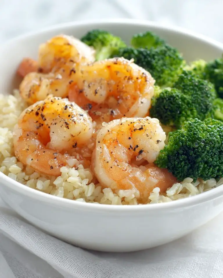 One-Pot Garlicky Shrimp & Broccoli Recipe