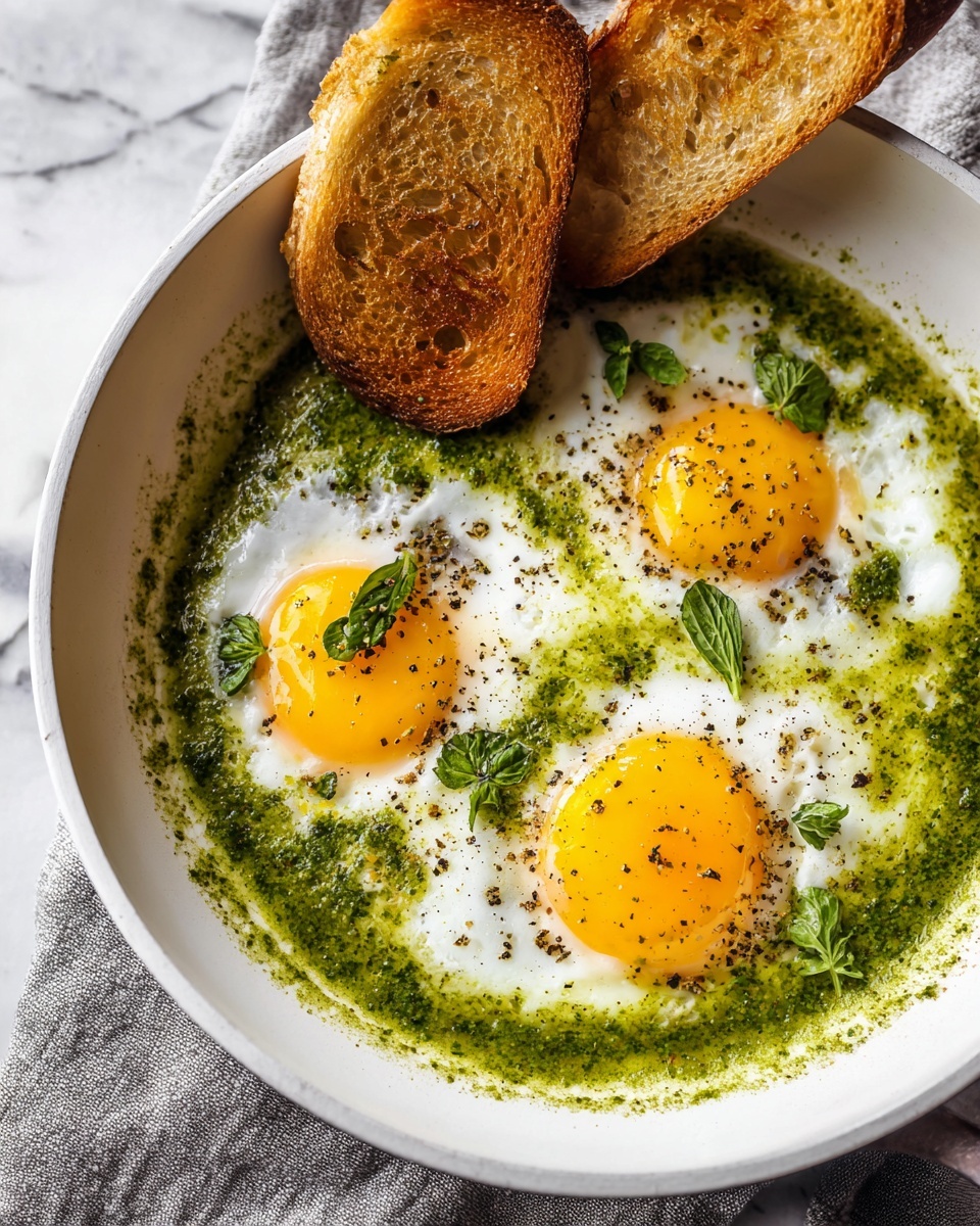 Pesto Eggs Recipe - Recipe Image