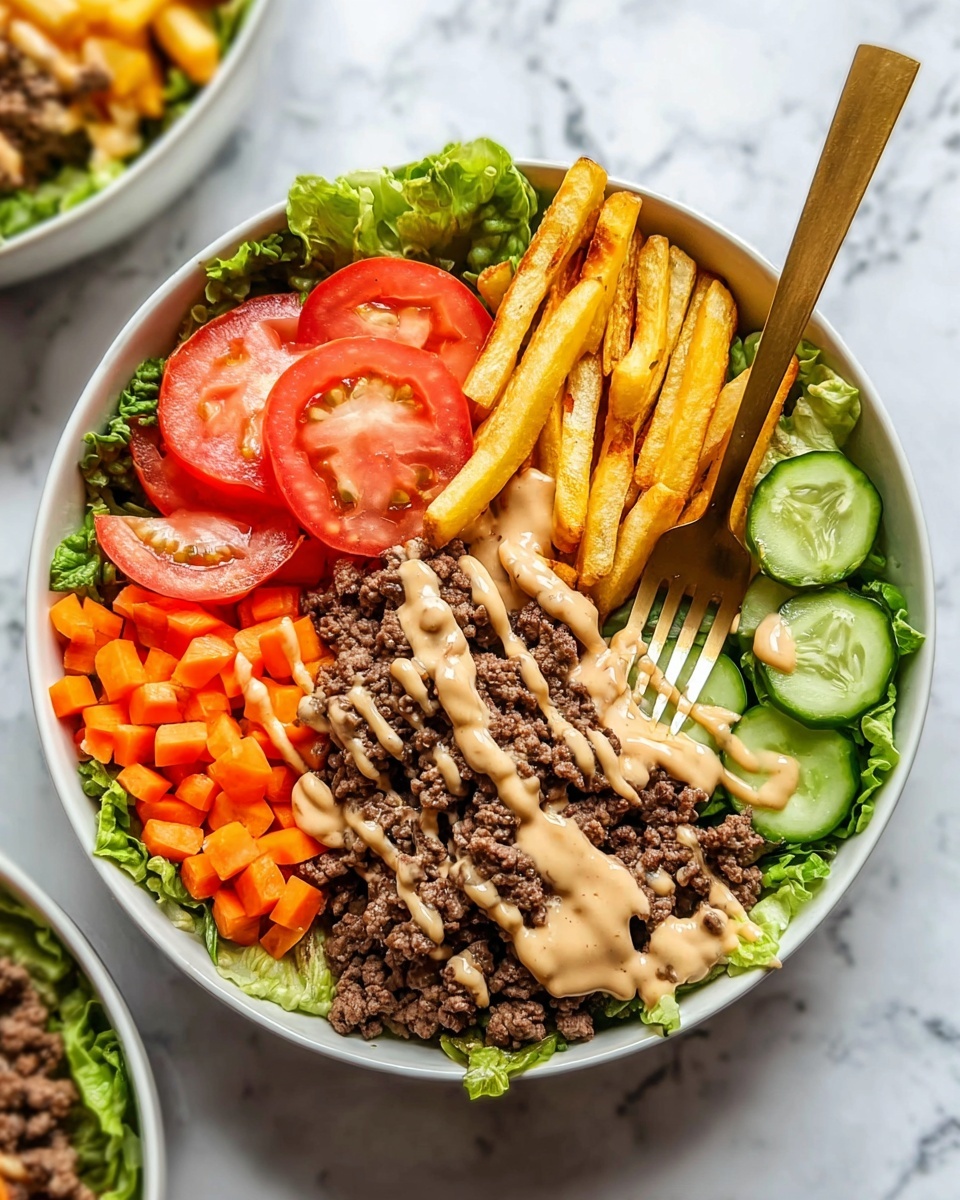 Beef Burger Bowl Recipe - Recipe Image