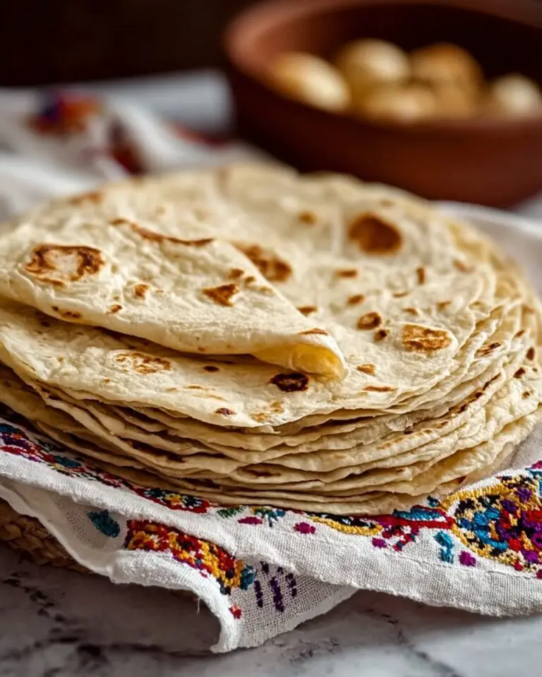 Homemade Flour Tortillas Recipe