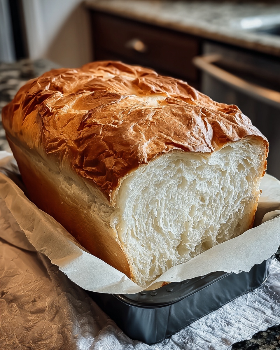 Easy Homemade White Bread Recipe - Recipe Image
