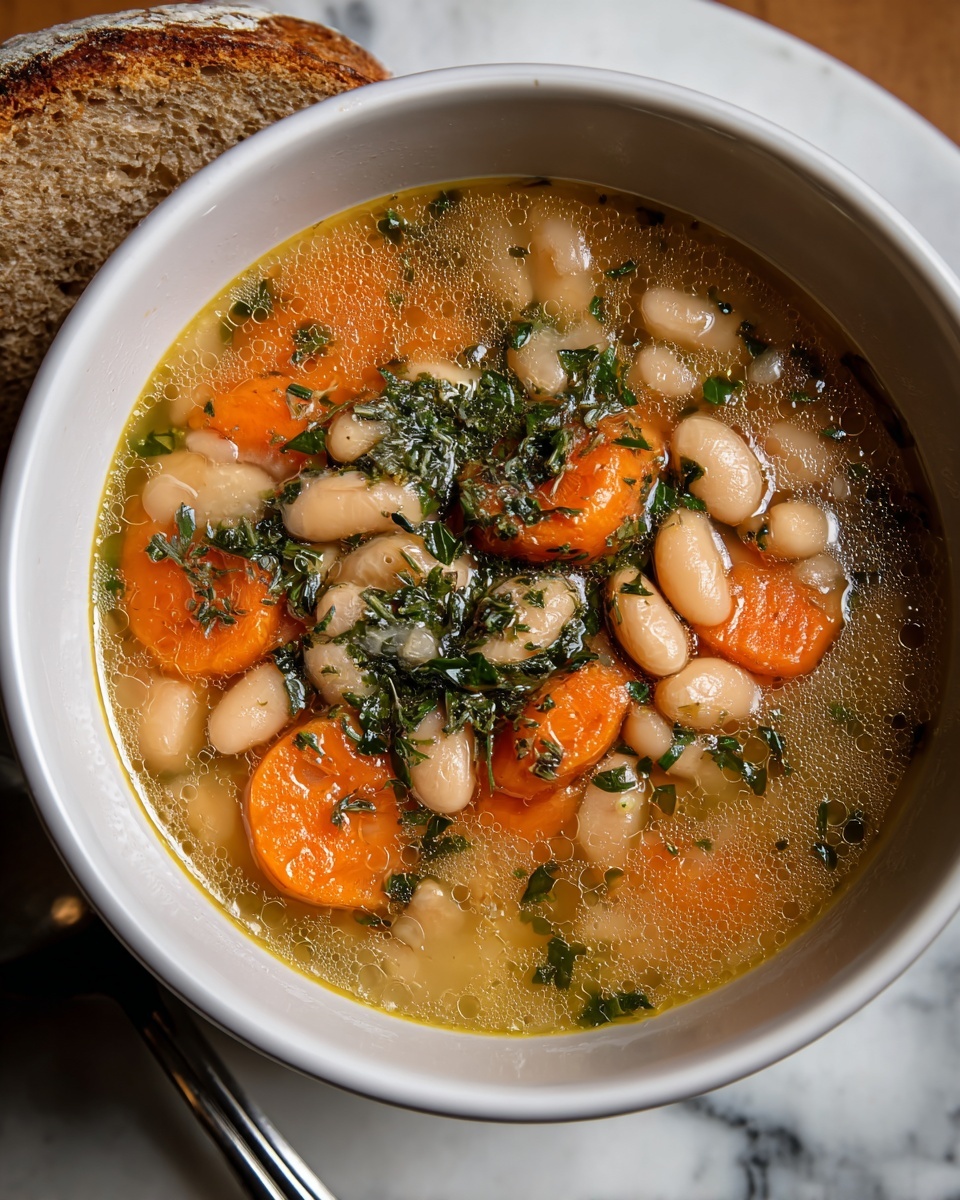 Great Northern Bean Soup with Carrots Recipe - Recipe Image