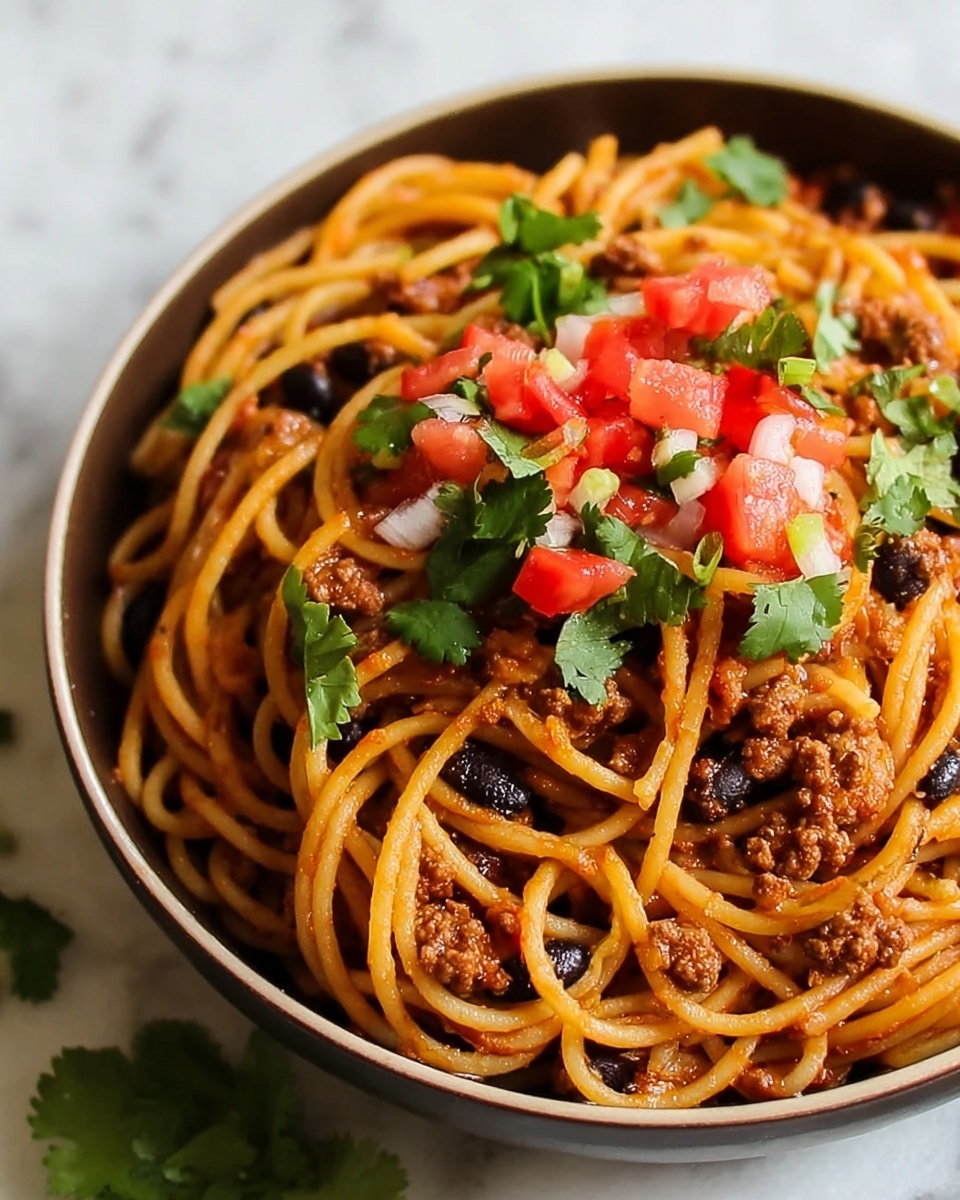 Taco Spaghetti Recipe - Recipe Image