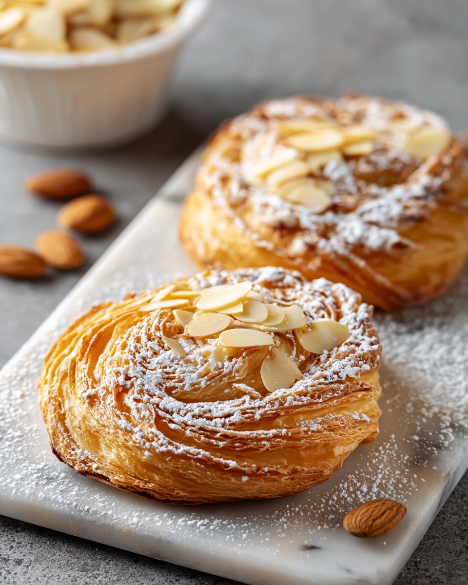 Almond Mascarpone Danish Pastries Recipe - Recipe Image