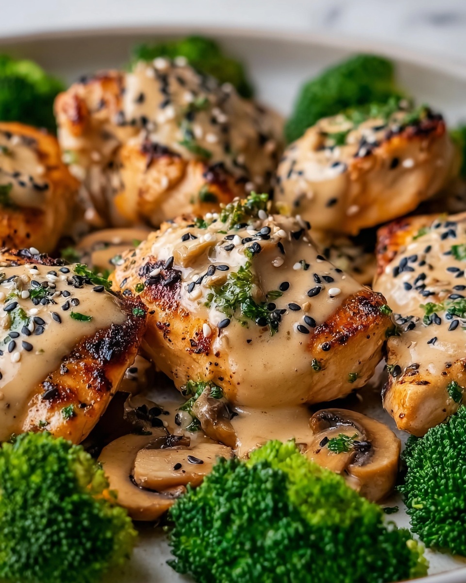 Creamy Broccoli and Mushroom Chicken Recipe - Recipe Image