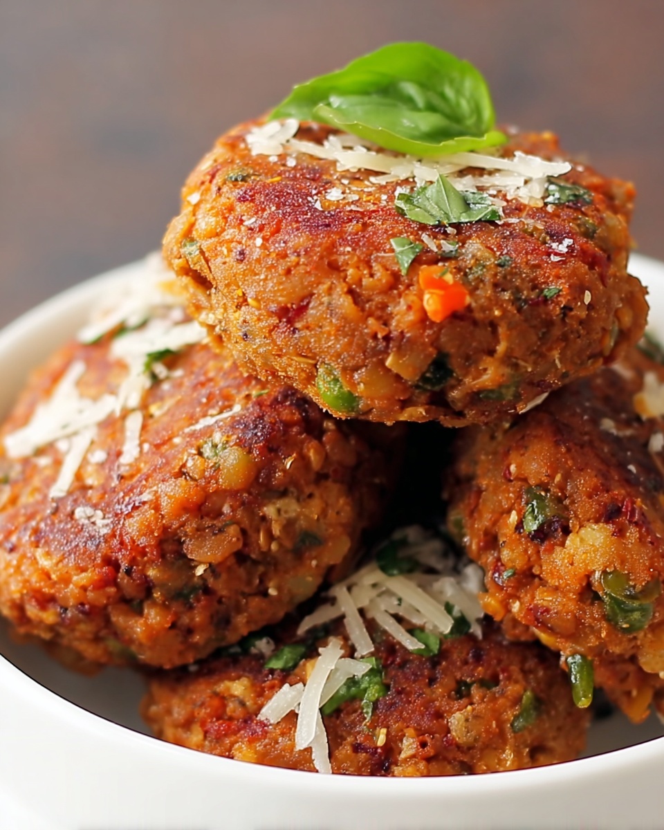 Easy Vegetarian Lentil Meatballs Recipe - Recipe Image