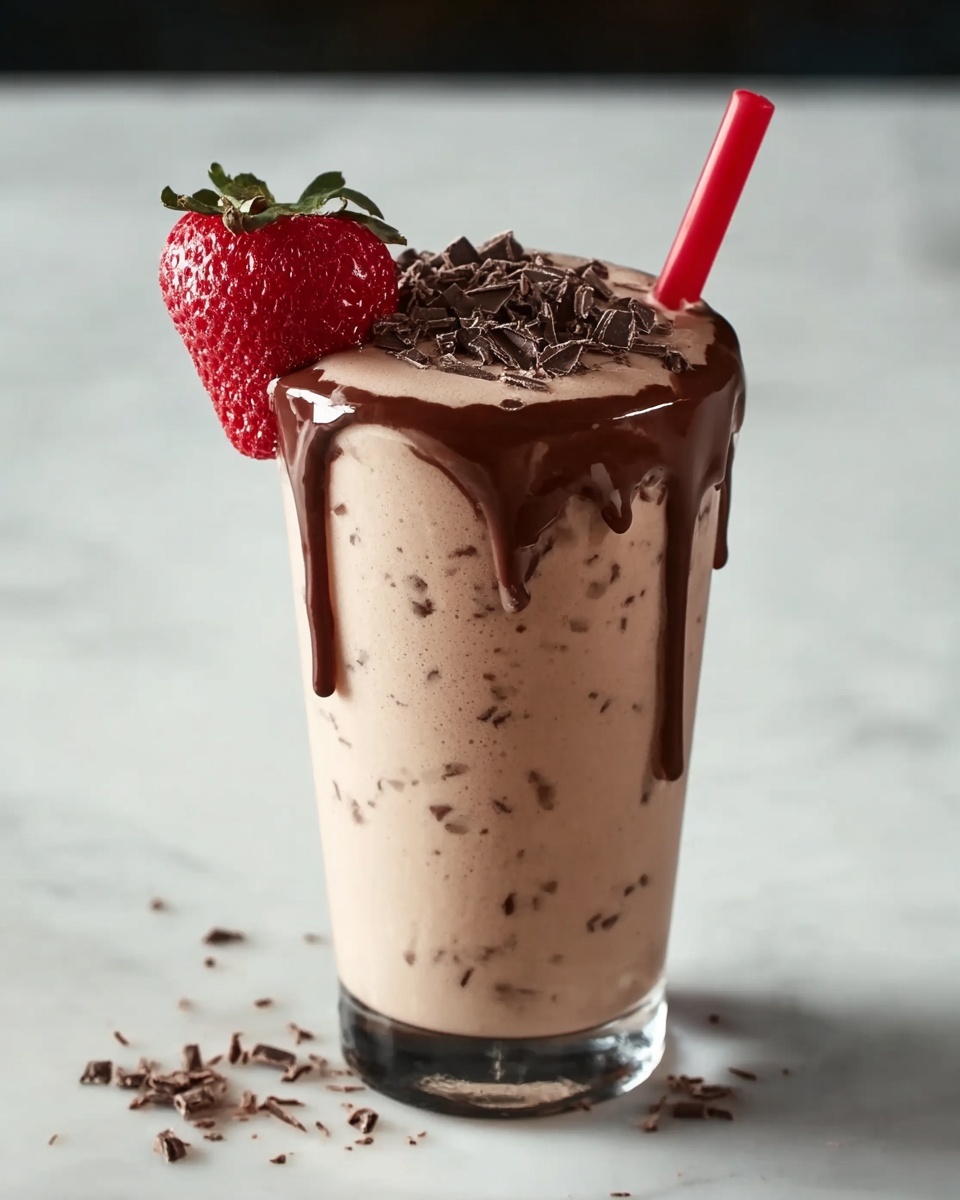 Chocolate Covered Strawberry Protein Shake Recipe - Recipe Image