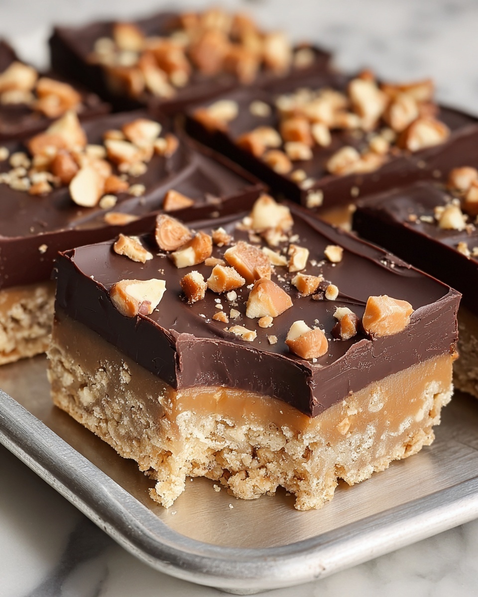 No-Bake Peanut Butter Bars Recipe - Recipe Image