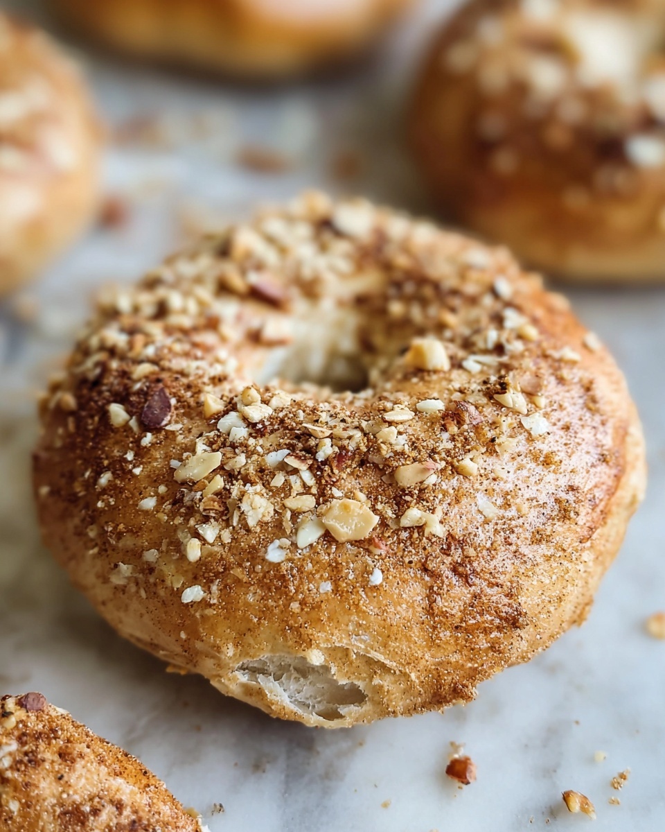 Sourdough Cinnamon Crunch Bagels Recipe - Recipe Image