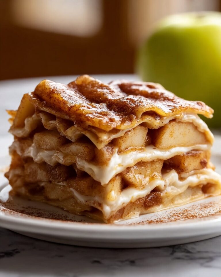 Cinnamon Roll Apple Lasagna Recipe