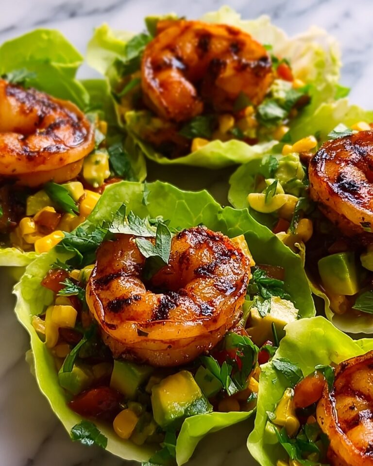 Healthy Taco Shrimp Lettuce Wraps Recipe
