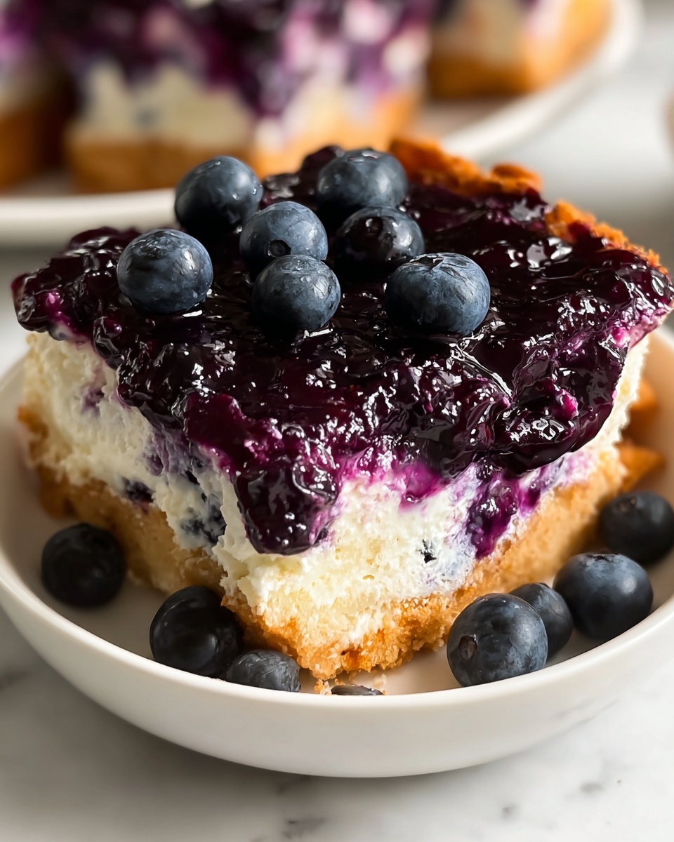 Blueberry Cream Cheese Dump Cake Recipe - Recipe Image