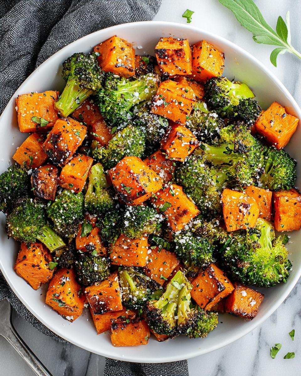 Roasted Broccoli and Sweet Potatoes Recipe - Recipe Image