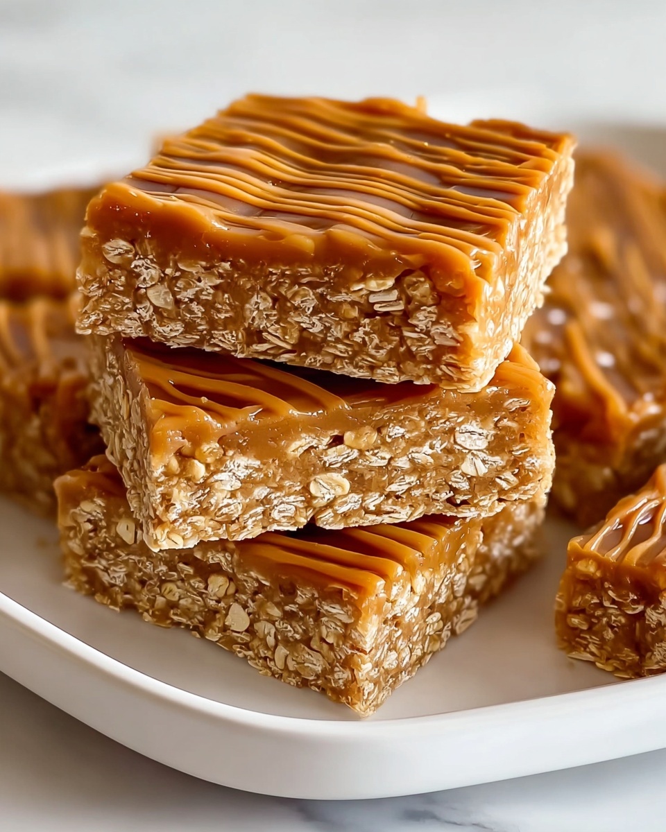 Peanut Butter Oatmeal Bars Recipe - Recipe Image