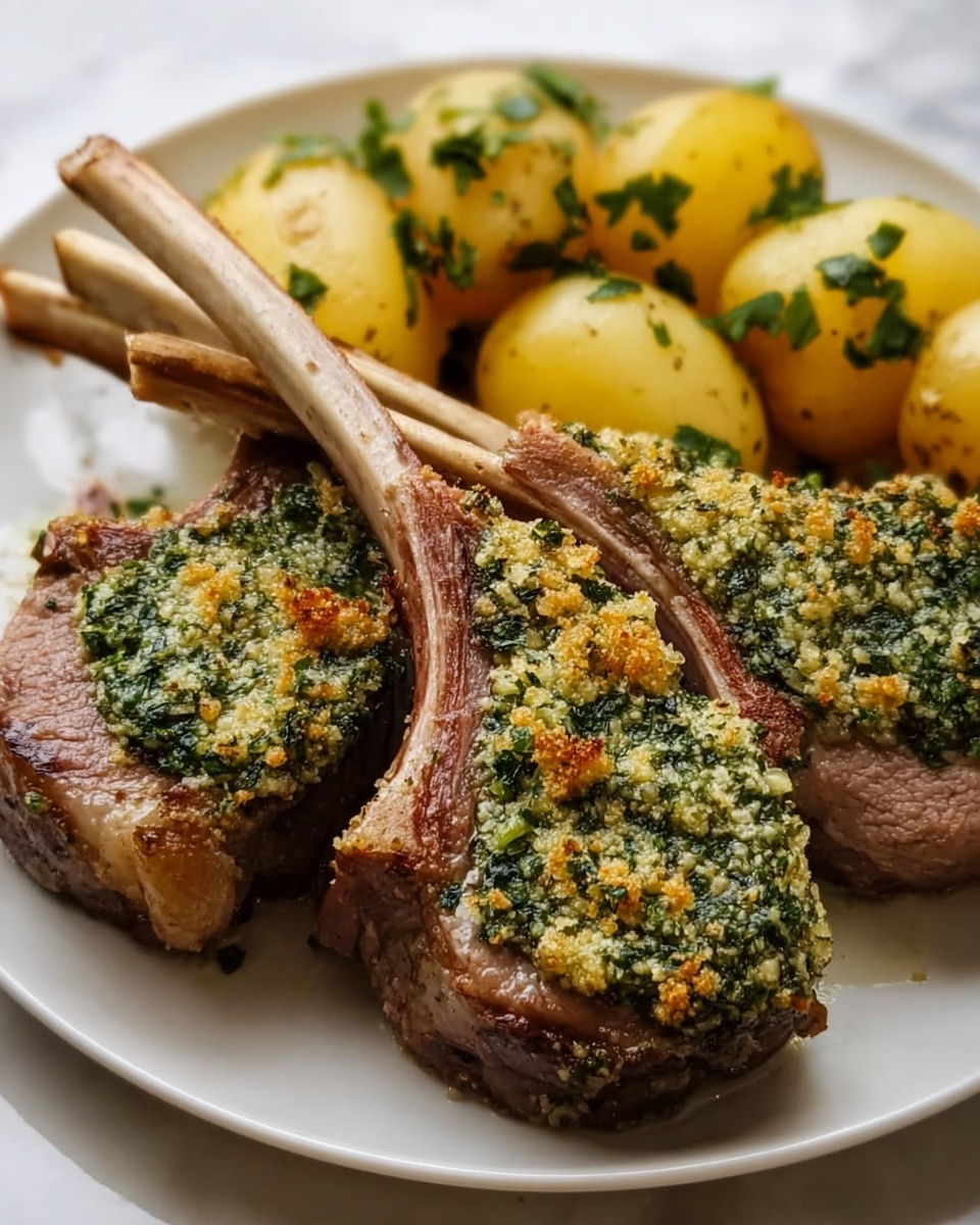 Herb-Crusted Lamb Chops Recipe - Recipe Image