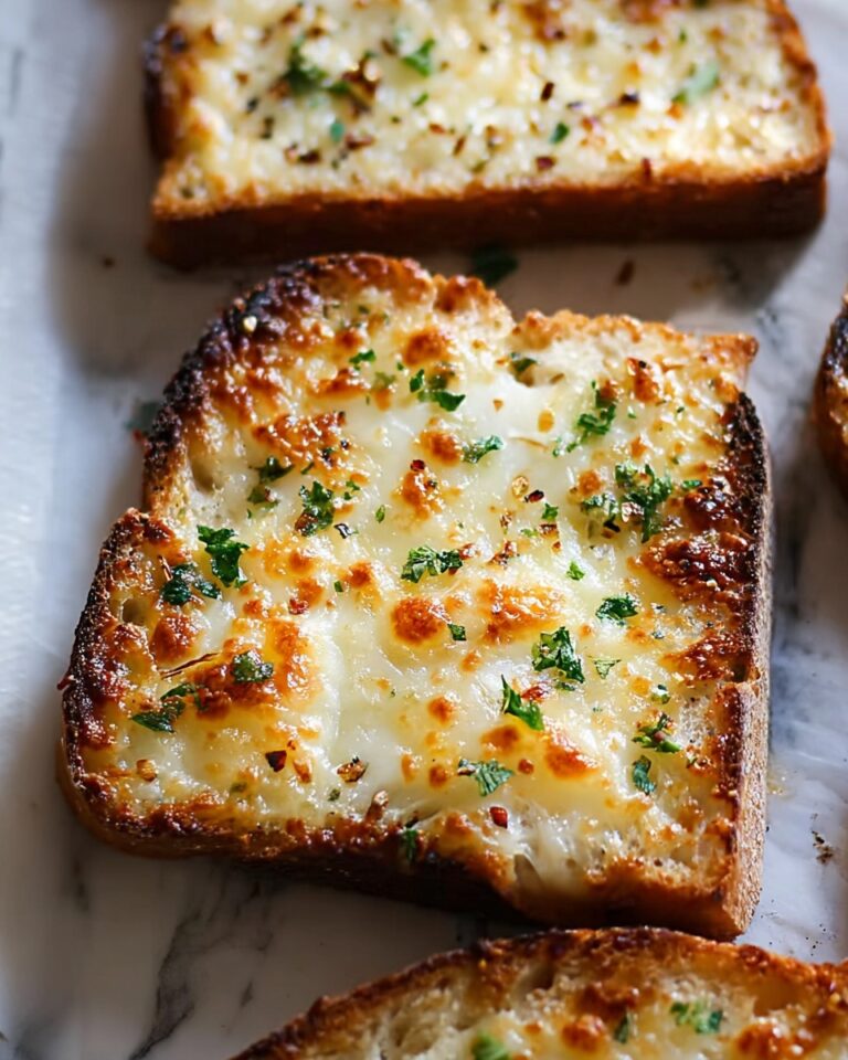 Chili Crunch Garlic Bread Recipe