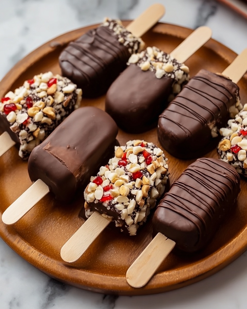 Frozen Chocolate Covered Bananas Recipe - Recipe Image